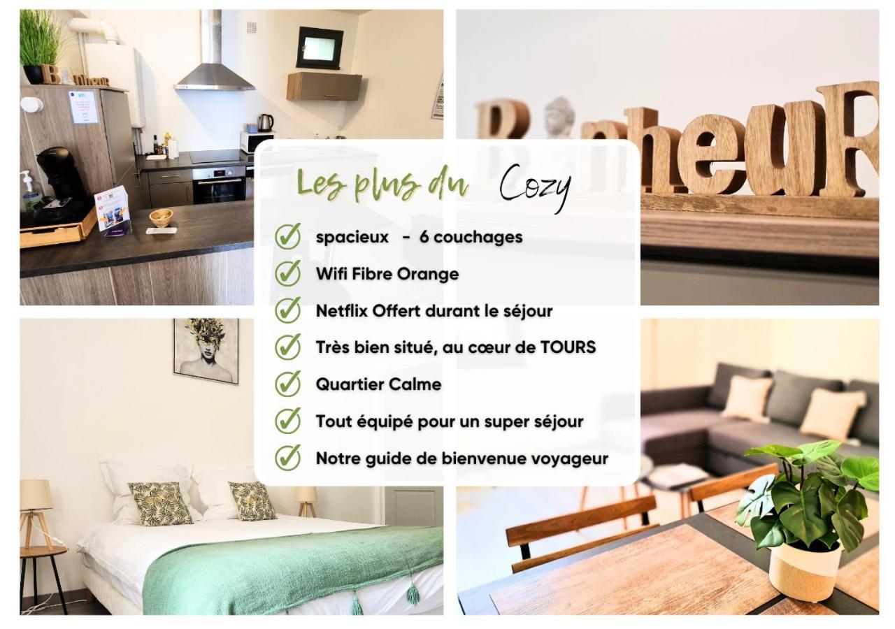 "Cozy Zen" 1 Grande Chambre - Calme - Arrivee Autonome - 6 Pers - Parking Gratuit 투르 외부 사진